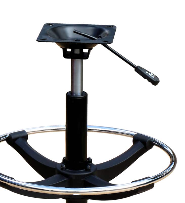 gas height adjustment swivel mechanism for gaming stools