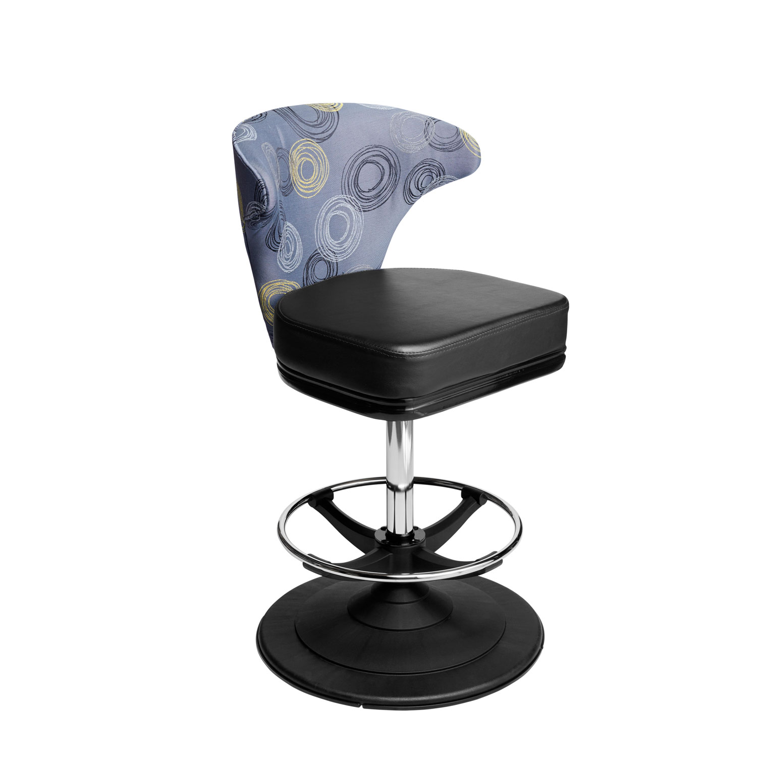 Mercury casino chair and gaming stool can be fitted with gas height adjustment