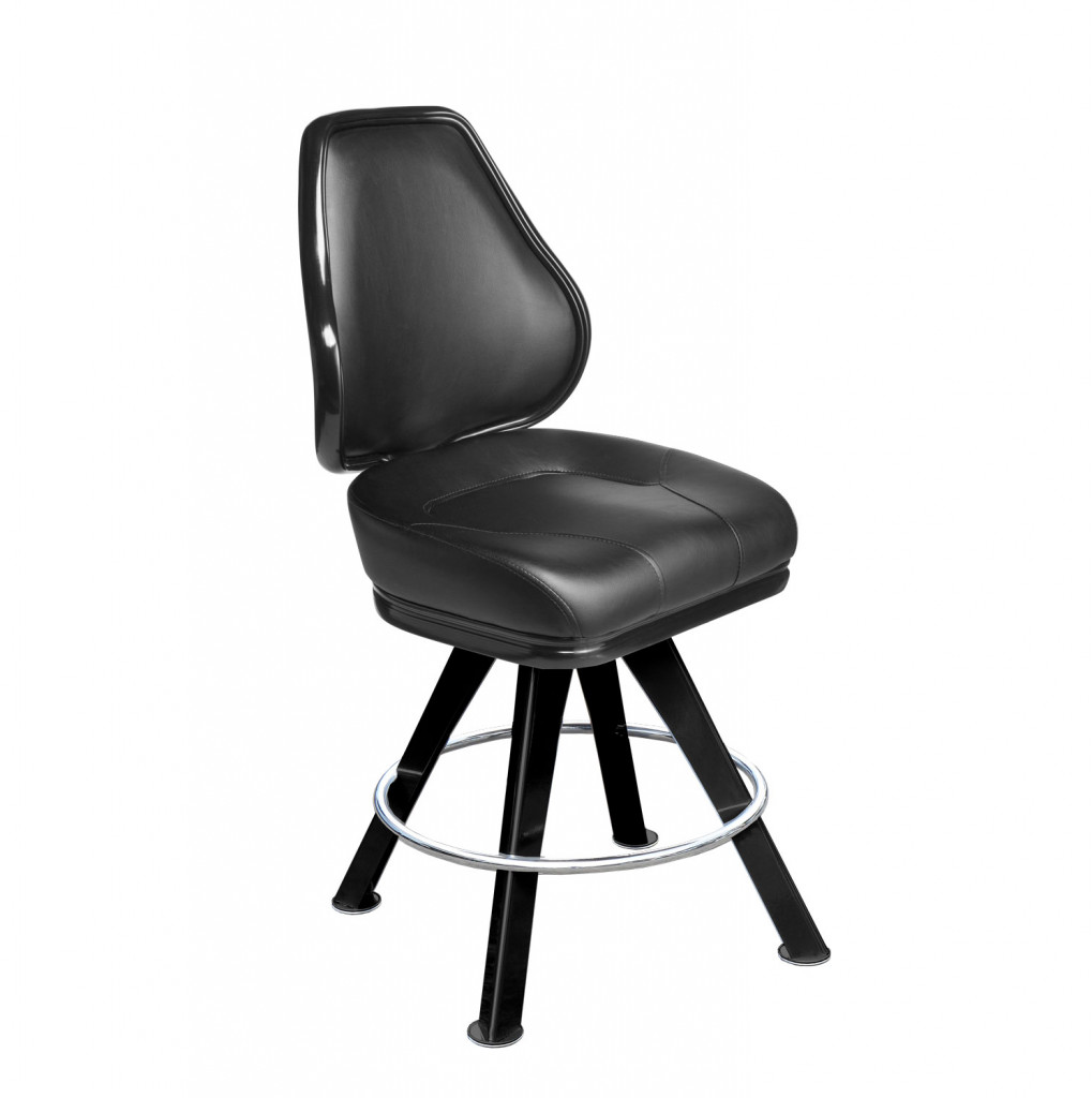 platinum 4-legged gaming stool and casino slot chair