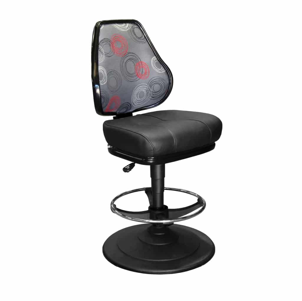 orion casino gaming stool with gas height adjustment