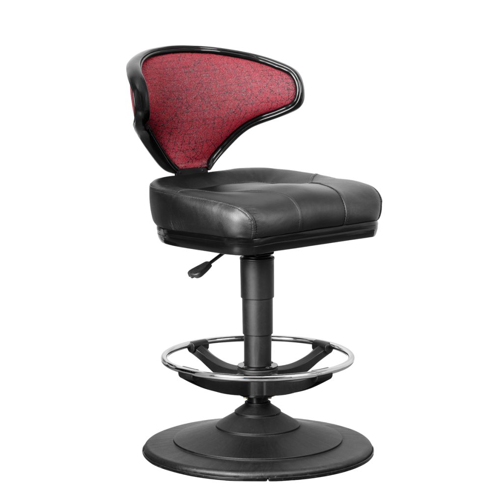 Venus casino gaming stool for table games and slot machines